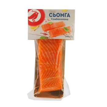 Auchan light-salted fish salmon 240g - buy, prices for Auchan - photo 2