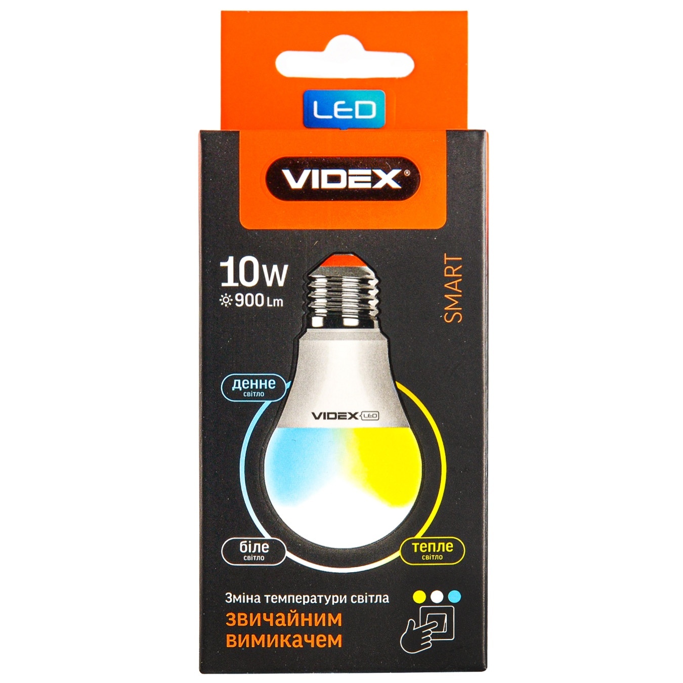 

Лампа Videx LED с регулятором цвета A60EC3 10W Е27
