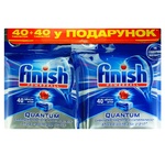 Таблетки Finish Quantum для посудомоечных машин 40+40шт