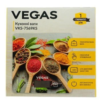 Весы Vegas VKS-7569KS кухонные