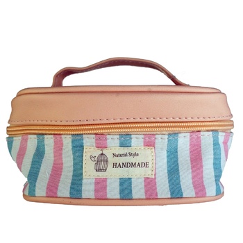 Natural Style Cosmetic Bag in Stripes - buy, prices for Auchan - photo 2