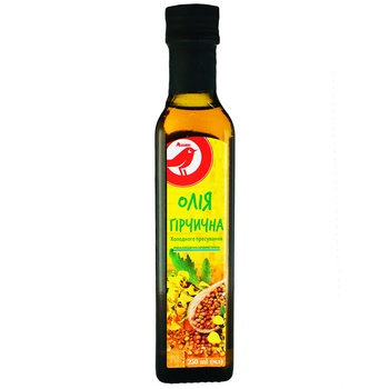 Auchan Mustard Oil Cold Pressing 250ml - buy, prices for Auchan - photo 1