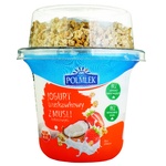 Polmlek Yogurt with Strawberries Coconut and Muesli 210g