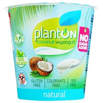 Planton Drinking Vegan Natural Yogurt 160g - buy, prices for Auchan - photo 1