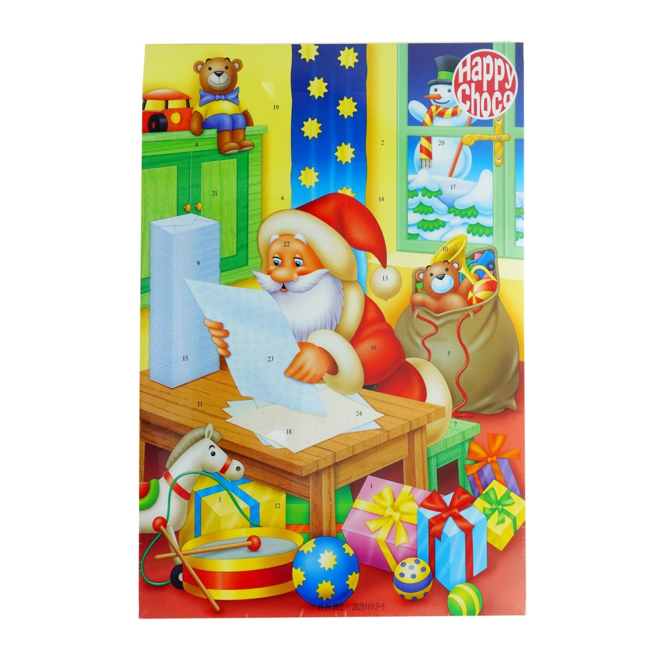 

Набор Happy Choco Новогодний календарь 50г
