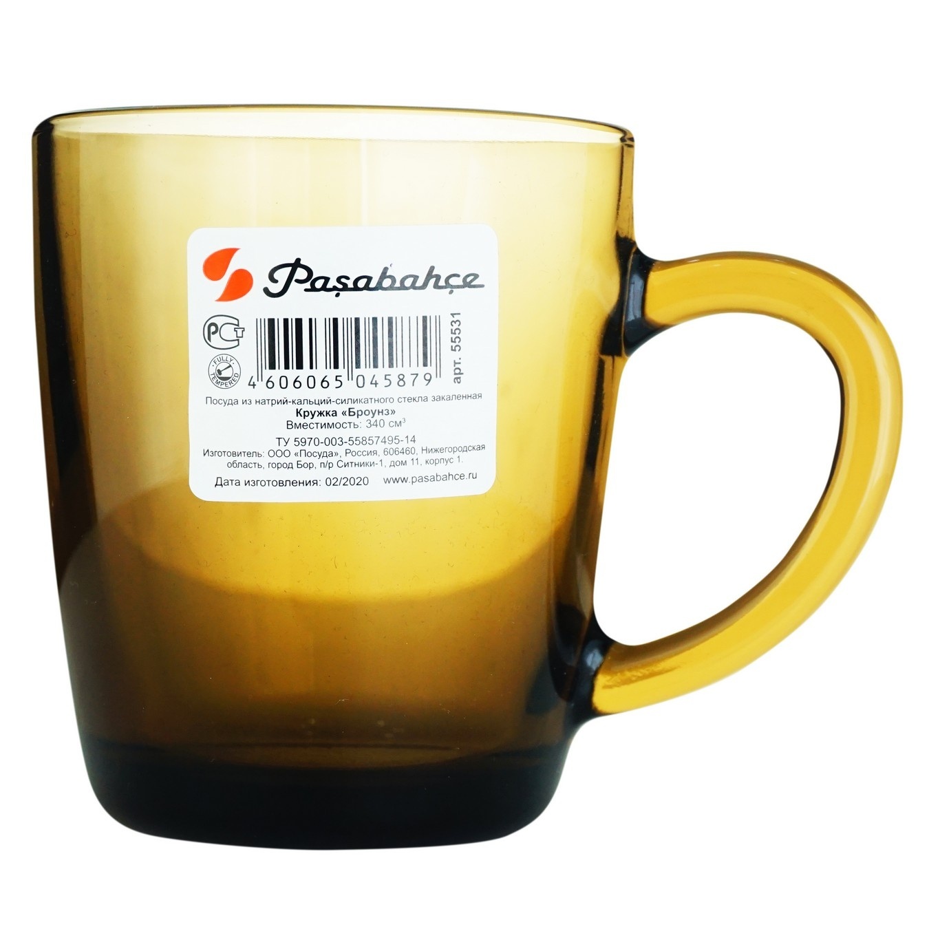 

Чашка Pasabahce Basic Bronze 350мл