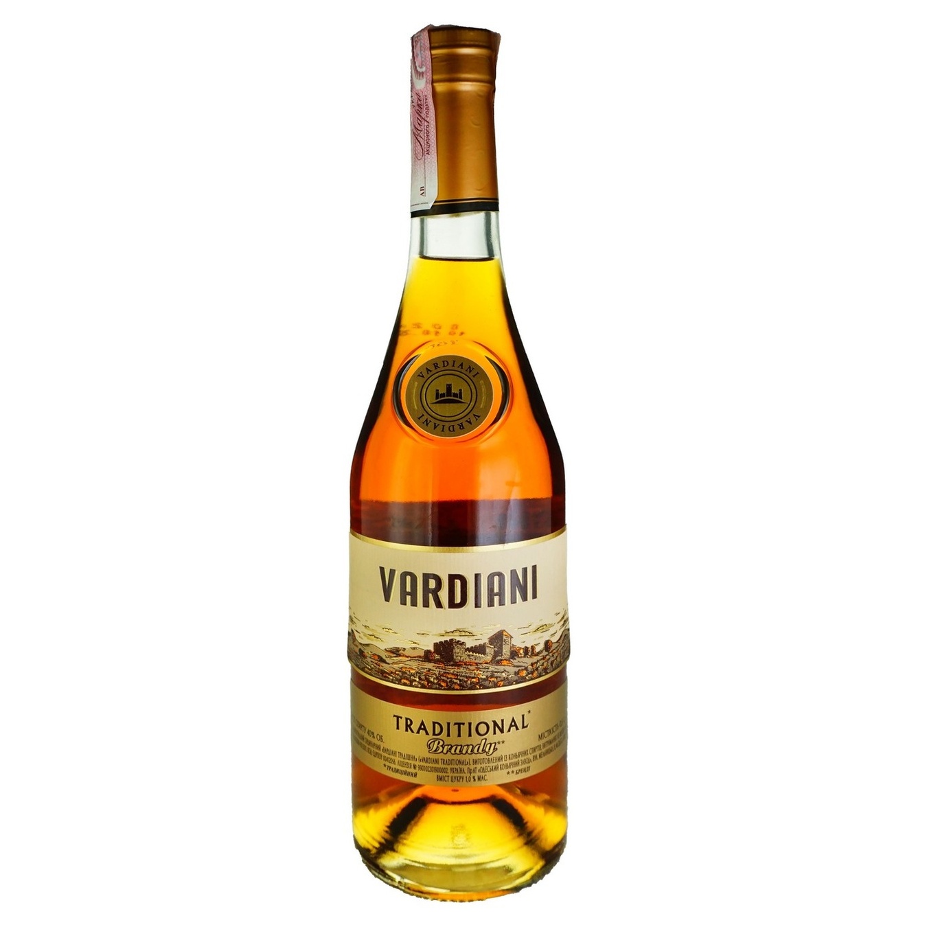 

Бренди Vardiani Traditional 40% 0,5л