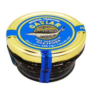 Икра осетровая Caviar зернистая 100г - купить, цены на Auchan - фото 1