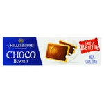 Печиво Millennium Choco Biscuit з молочним шоколадом 130г