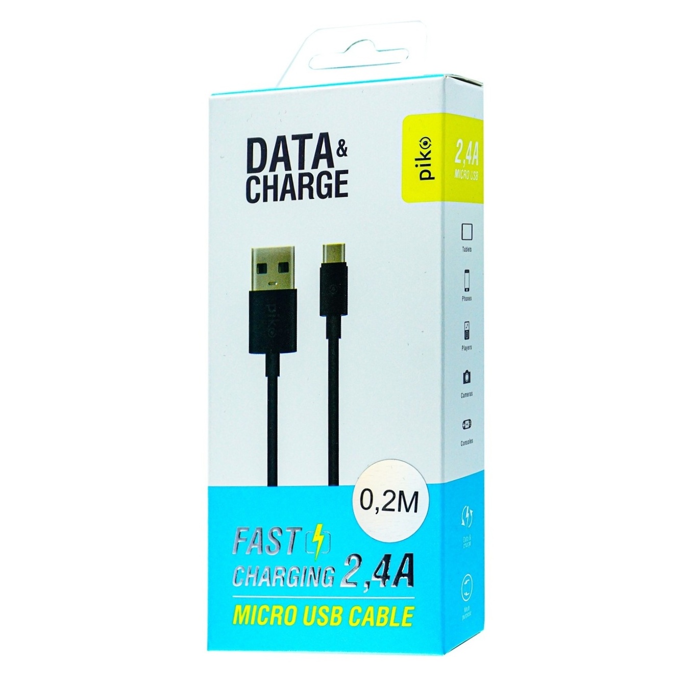 

Кабель Piko CB-UM10 Micro USB 0,2м