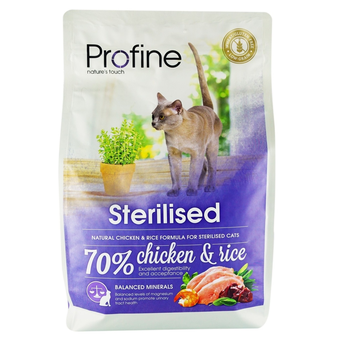 

Корм Profine сухой с курицей и рисом для стерилизованных котов 2кг