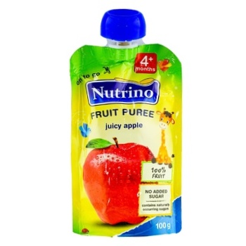 Nutrino Apple Puree for Children from 4 Months 100g - buy, prices for Auchan - photo 1