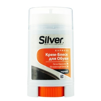 Silver Premium Comfort Black Shine Cream for Shoes 50ml - buy, prices for NOVUS - photo 1