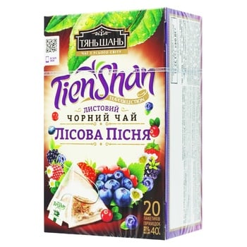 Tien Shan Forest Song Black Tea 2g*20pcs - buy, prices for Auchan - photo 1