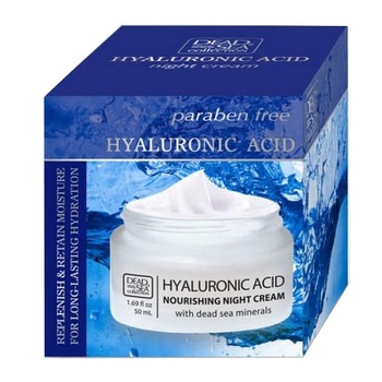 Dead Sea Collection Nourishing Night Cream with Dead Sea Minerals and Hyaluronic Acid 50ml - buy, prices for Auchan - photo 2