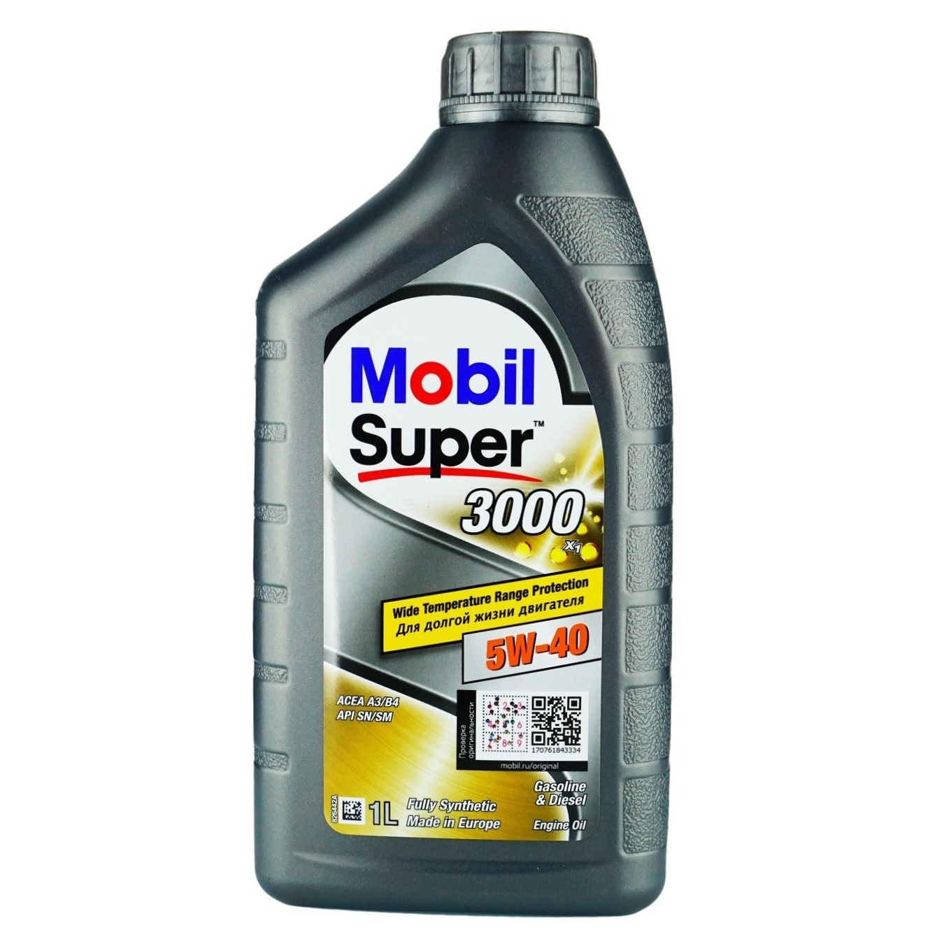 

Масло Mobil Super3000 5W-40 1л