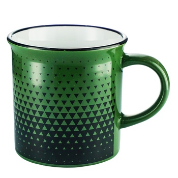 Actuel Green Triangles Cup 350ml - buy, prices for Auchan - photo 1