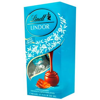 Цукерки Lindt Lindor солона карамель 200г - купити, ціни на Cупермаркет "Харків" - фото 2