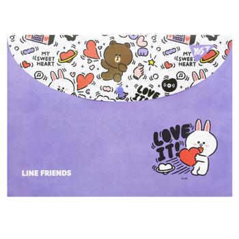 Yes Line Friends Push-Button Envelope Folder А4 - buy, prices for Ideal - photo 1