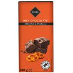 Шоколад молочный Rioba с кусочками брауни и претцеля 180г