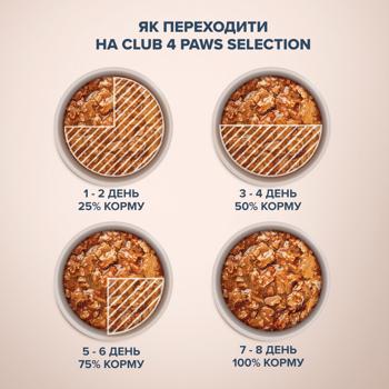 Корм влажный Club 4 Paws Premium Selection с лососем и макрелью для собак малых пород 85г - купить, цены на MasterZoo - фото 4