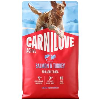 Корм сухой Carnilove Active с лососем и индейкой для собак всех пород 4кг - купить, цены на MasterZoo - фото 1