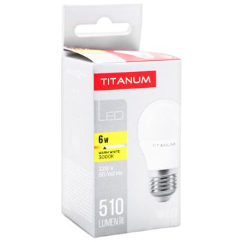 Titanum LED Lamp G45 6W E27 3000K - buy, prices for COSMOS - photo 2