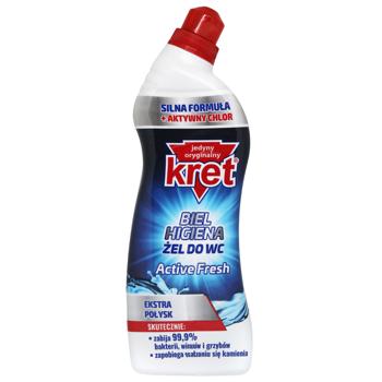 Засіб чистячий Kret Active Fresh для унітазу 750г - купити, ціни на КОСМОС - фото 1