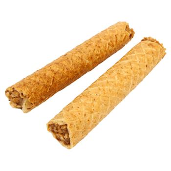 Трубочка вафельна зі згущеним молоком - купити, ціни на Чудо Маркет - фото 1