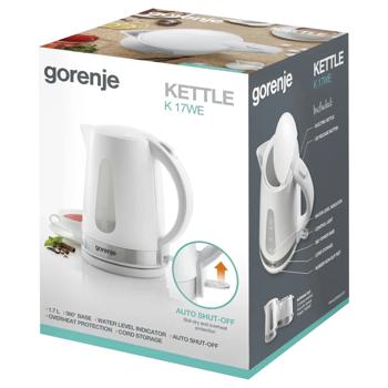 Gorenje K 17WE Electric Kettle 1.7l