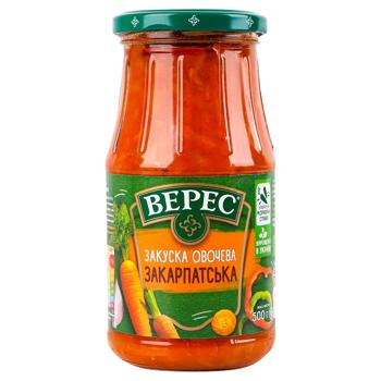 Veres Zakarpatska Vegetable Appetizer 500g - buy, prices for Ideal - photo 1