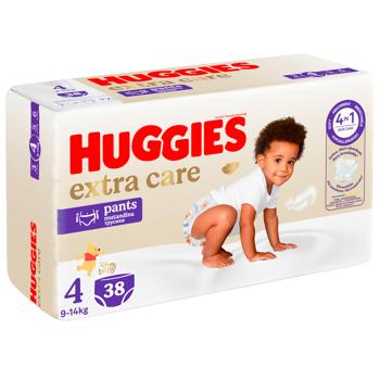 Підгузки-трусики Huggies Extra Care 4 9-14кг 38шт - купити, ціни на МегаМаркет - фото 2