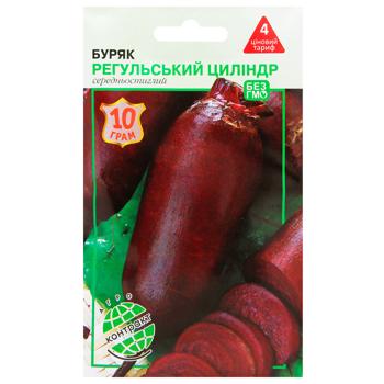 Agrokontrakt Cylinder Beet Seeds 10g - buy, prices for MegaMarket - photo 1