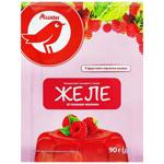 Auchan jelly with raspberry flavor 90g