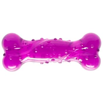 Іграшка для собак GimDog Кістка 15,2см з ароматом бекону фіолетовий - купити, ціни на MasterZoo - фото 1