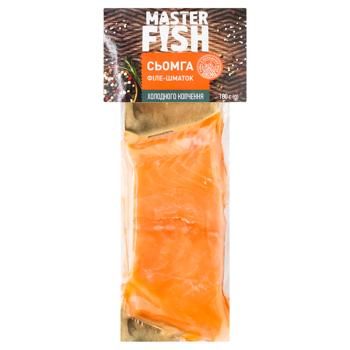 Сьомга Master Fish филе-кусок холодного копчения 180г