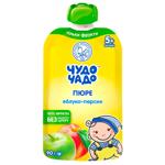 Пюре Чудо-Чадо Яблуко-персик з 5-ти місяців 90г