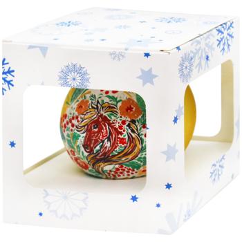 Symbol of the Year Christmas Ball with Decor 8.5cm in Assortment - buy, prices for MegaMarket - photo 3