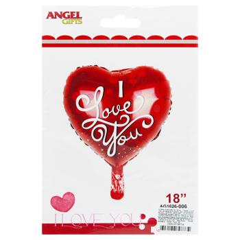 Шарик Angel Gifts воздушный Сердце 41,43см - купить, цены на За Раз - фото 3