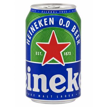 Пиво Heineken безалкогольное 0,0% 0,33л - купить, цены на КОСМОС - фото 1