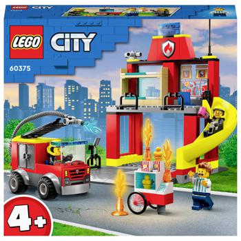 Lego City Fire Station and Fire Engine Constructor