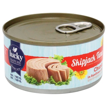 Lucky Nature Tuna Slices in Oil 185g - buy, prices for ULTRAMARKET - photo 1