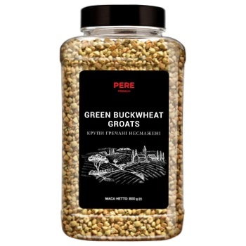 Pere Unroasted Buckwheat Groats 800g - buy, prices for COSMOS - photo 1