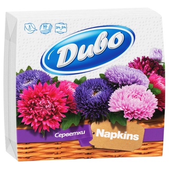 Dyvo 2 Layers White Napkins 24х24cm 50pcs - buy, prices for Vostorg - photo 3