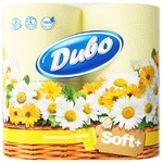 Dyvo Yellow 2-ply Toilet Paper 4pcs Ukraine