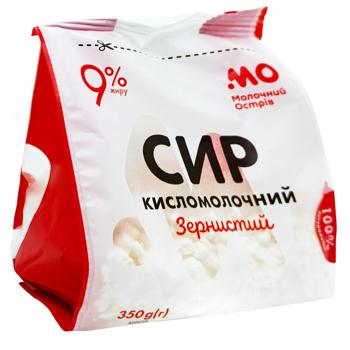 Сир кисломолочний Молочний острів Зернистий 9% 350г - купити, ціни на Чудо Маркет - фото 4