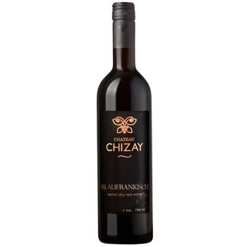 Вино Chateau Chizay Blaufrankosch красное полусухое 11.5% 0.75л - купить, цены на - фото 1