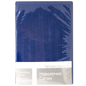 Tarrington House Indigo Pillowcase 50x70cm 2pcs