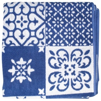 Рушник Tarrington House Blue Blanc  70X140см - купити, ціни на - фото 1