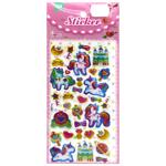 Unicorns Plastic Sticker with Foil 24*10cm